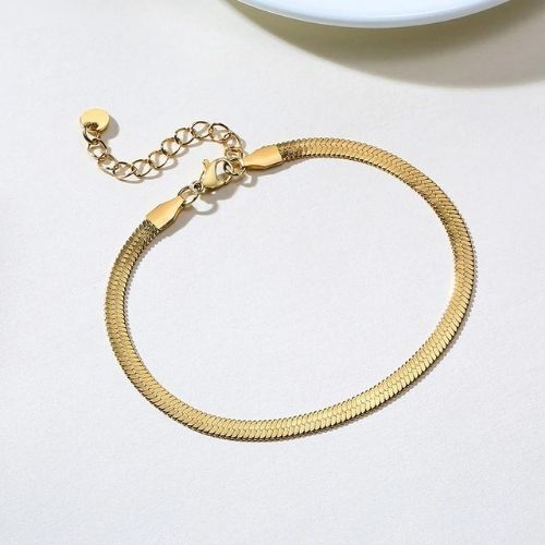 ÉLARA Snake Fußkettchen – Gold